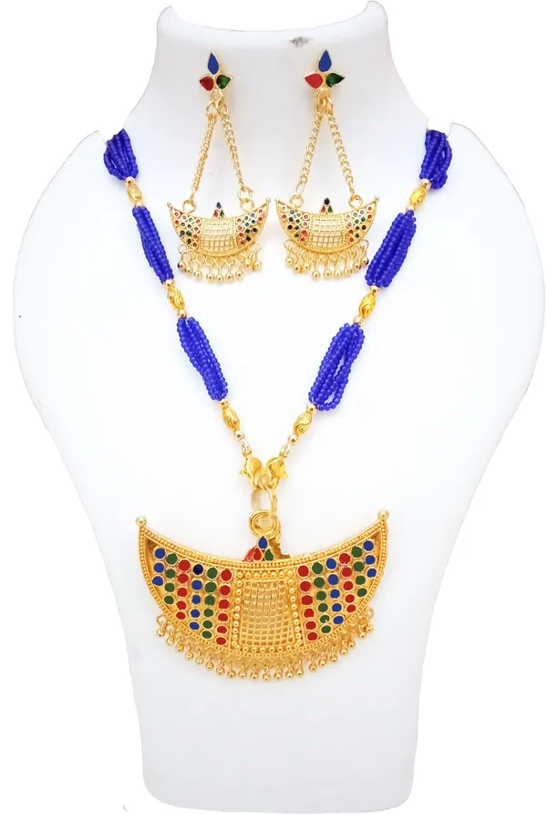 Assamese_Traditional_Multi_Colour_Junbiri_Jewellery_Set_For_Women